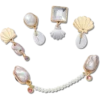 Elevated Pearl 5-pack Jibbitz™-berlocker
