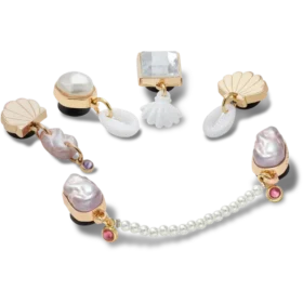 Elevated Pearl 5-pack Jibbitz™-berlocker