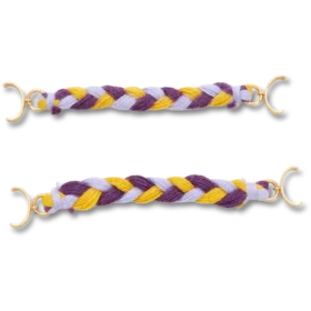 Flerfärgad vävd sandalkedja, 2-pack Jibbitz™-berlocker