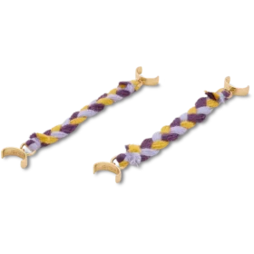 Flerfärgad vävd sandalkedja, 2-pack Jibbitz™-berlocker