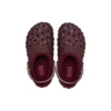 Fodrade geometriska Clogs ”Dark Cherry”