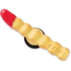 French Fry Dipped in Ketchup Jibbitz™-berlocker
