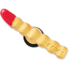 French Fry Dipped in Ketchup Jibbitz™-berlocker