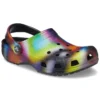 Färgglada Crocs Beach Unisex flerfärgade svarta Sandaler