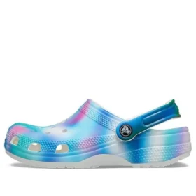 Färgglada Crocs Beach Unisex flerfärgade vita Sandaler