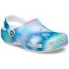 Färgglada Crocs Beach Unisex flerfärgade vita Sandaler