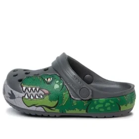 Fun Lab Dino Band Clogs ”Grågrön”