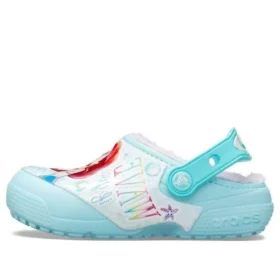 Fun Lab Disney Little Mermaid Clogs ”Sky Blue White”