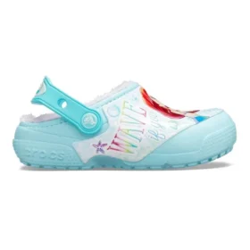 Fun Lab Disney Little Mermaid Clogs ”Sky Blue White”