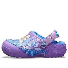 Fun Lab Lined Frozen Clogs ”Purple Blue”