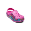 Fun Lab Multi Butterfly Band Light Clogs ”Pink Blue”