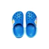 Funny Shark Små Crocs Utomhusplatta skor med strand- och sportssandaler i blått