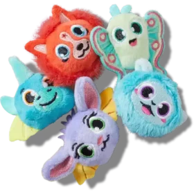 Fuzzy Fantasy Animals 5-pack Jibbitz-berlocker