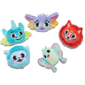 Fuzzy Fantasy Animals 5-pack Jibbitz-berlocker