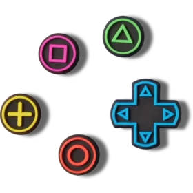 Game Controller 5-pack Jibbitz™-berlocker