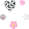 Girly Icon 5-pack Jibbitz-berlocker