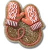 Glitterrosa vantar Jibbitz™-berlocker