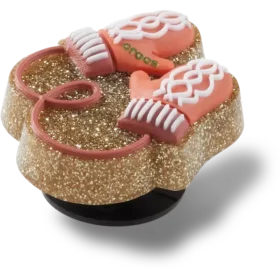 Glitterrosa vantar Jibbitz™-berlocker