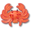 Glittrande krabba Jibbitz™-berlocker