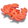 Glittrande krabba Jibbitz™-berlocker