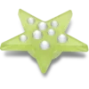 Green Gem Star Jibbitz™-berlocker