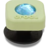 Gröna fyrkantiga PVC Smt Jibbitz-berlocker