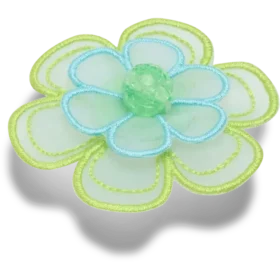 Gröna Jibbitz™-berlocker med nätblomma