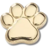 Guldfärgade Dog Paw Jibbitz™-berlocker