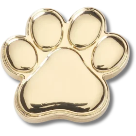 Guldfärgade Dog Paw Jibbitz™-berlocker