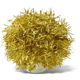 Guldglitterpompon Jibbitz™-berlocker