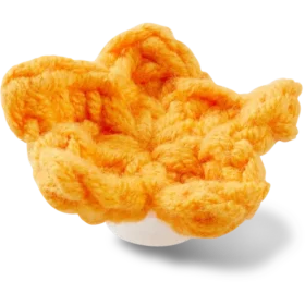 Handgjorda virkade orangea stjärnformade Jibbitz™-berlocker