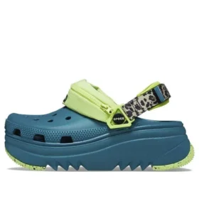 Hiker Xscape Clogs med djurmönster ”Teal Green”