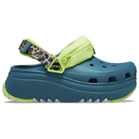 Hiker Xscape Clogs med djurmönster ”Teal Green”