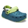 Hiker Xscape Clogs med djurmönster ”Teal Green”