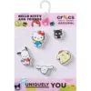 HK Friends 5-pack Jibbitz-berlocker
