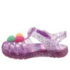Isabella Glitter platta sandaler ”Purple Pink”