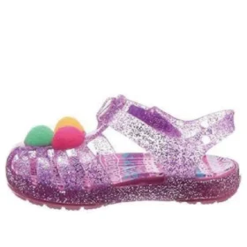 Isabella Glitter platta sandaler ”Purple Pink”