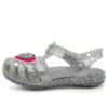 Isabella Glitter Platta skor ”Grey Silver”