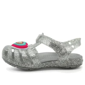 Isabella Glitter Platta skor ”Grey Silver”
