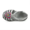 Isabella Glitter Platta skor ”Grey Silver”