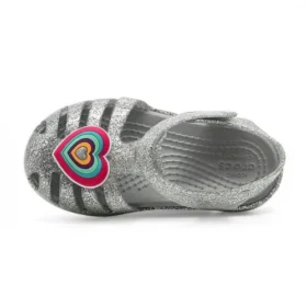 Isabella Glitter Platta skor ”Grey Silver”