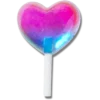 Jelly Heart Lollipop Jibbitz™-berlocker
