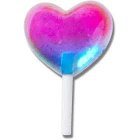 Jelly Heart Lollipop Jibbitz™-berlocker