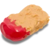 Jibbitz-berlocker med kycklingnuggets doppade i ketchup