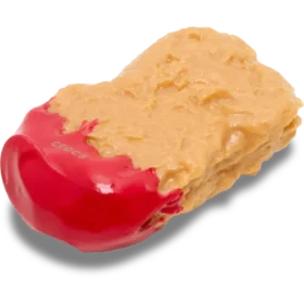 Jibbitz-berlocker med kycklingnuggets doppade i ketchup