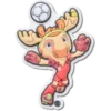 Jibbitz™-berlocker med maskoten för Fifa World Cup Canada