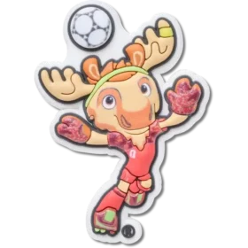 Jibbitz™-berlocker med maskoten för Fifa World Cup Canada