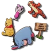 Jibbitz-berlocker med Nalle Puh, 5-pack