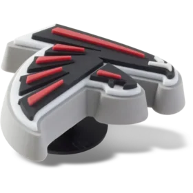 Jibbitz-berlocker med NFL Atlanta Falcons-logotyp