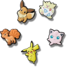 Jibbitz-berlocker med Pokémon-figurer, 5-pack